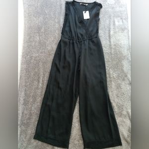 Chelsea & Violet NWT black sleeveless lace trim jumpsuit